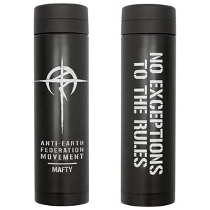 Mobile Suit Gundam: Hathaway`s Flash Mafty Thermo Bottle Black (Anime Toy)