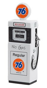 Vintage Gas Pumps Series 12 - 1951 Wayne 505 Gas Pump Union 76 Regular Gasoline `No Gas` (ミニカー)