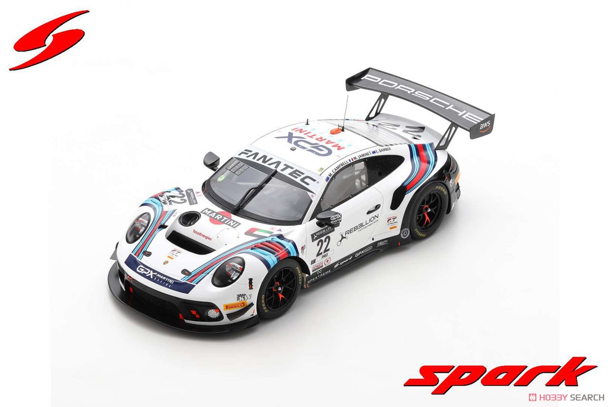 Porsche 911 GT3 R No.22 GPX Martini Racing 24H Spa 2021 M.Campbell E.Bamber M.Jaminet (Diecast Car) Item picture1