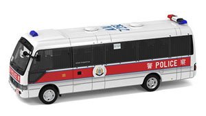 Tiny City No.03 トヨタ コースター B59 警察車両 PTU (with mesh window shields) (AM7250 PTUD 3/3) (ミニカー)