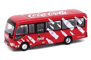 Tiny City Toyota Coaster Coca-Cola (19 Seats) (Contour Bottle) (Diecast Car)