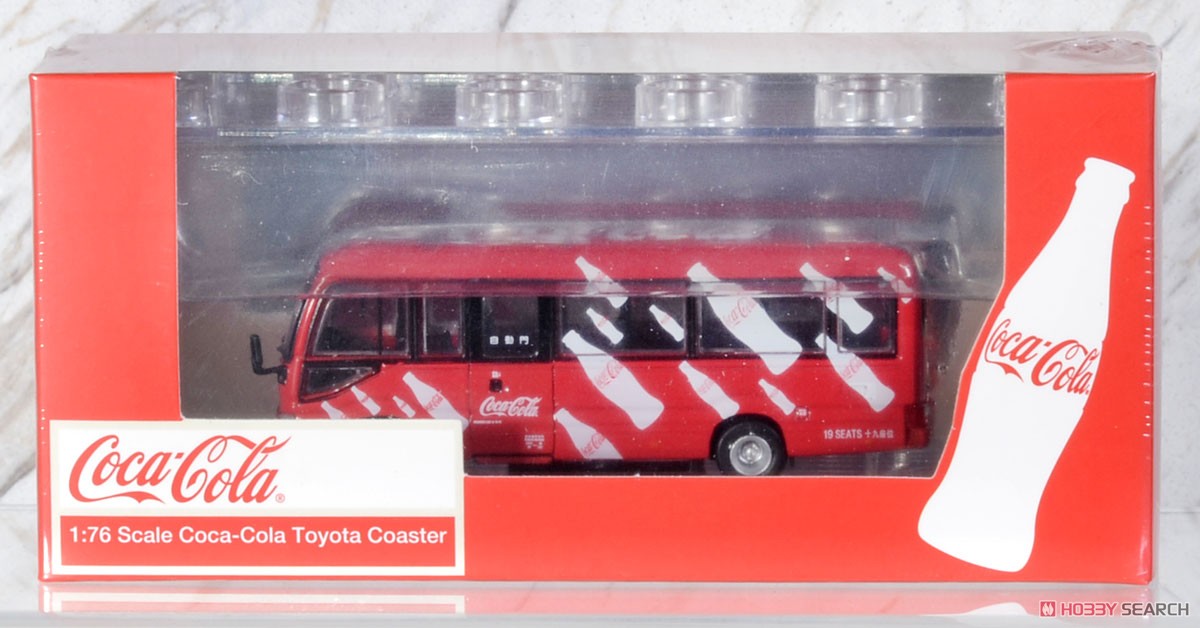 Tiny City トヨタ コースター Coca-Cola (19席) (Contour Bottle) (ミニカー) パッケージ2