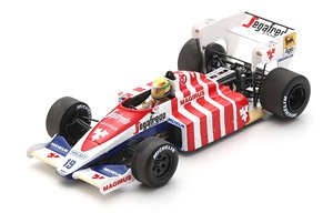 Toleman TG184 No.19 3rd Portugal GP 1984 Ayrton Senna (ミニカー)