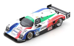 Cougar C28LM No.54 6th 24H Le Mans 1992 H.Pescarolo B.Wollek J-L.Ricci (ミニカー)