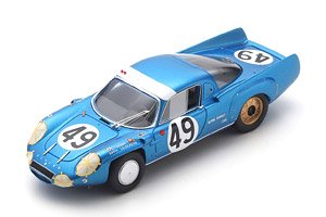 Alpine A210 No.49 10th 24H Le Mans 1967 A.de Cortanze A.Le Guellec (ミニカー)