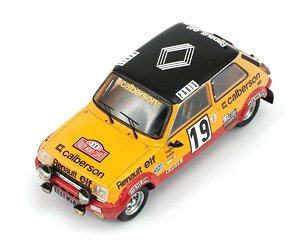 Renault 5 Alpine Gr2 No.19 2nd Rally Monte Carlo 1978 Jean Ragnotti Jean-Marc Andrie (ミニカー)