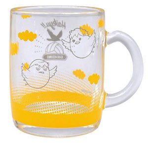 Haikyu!! Glass Mug Cup Karasuno High School (Anime Toy)