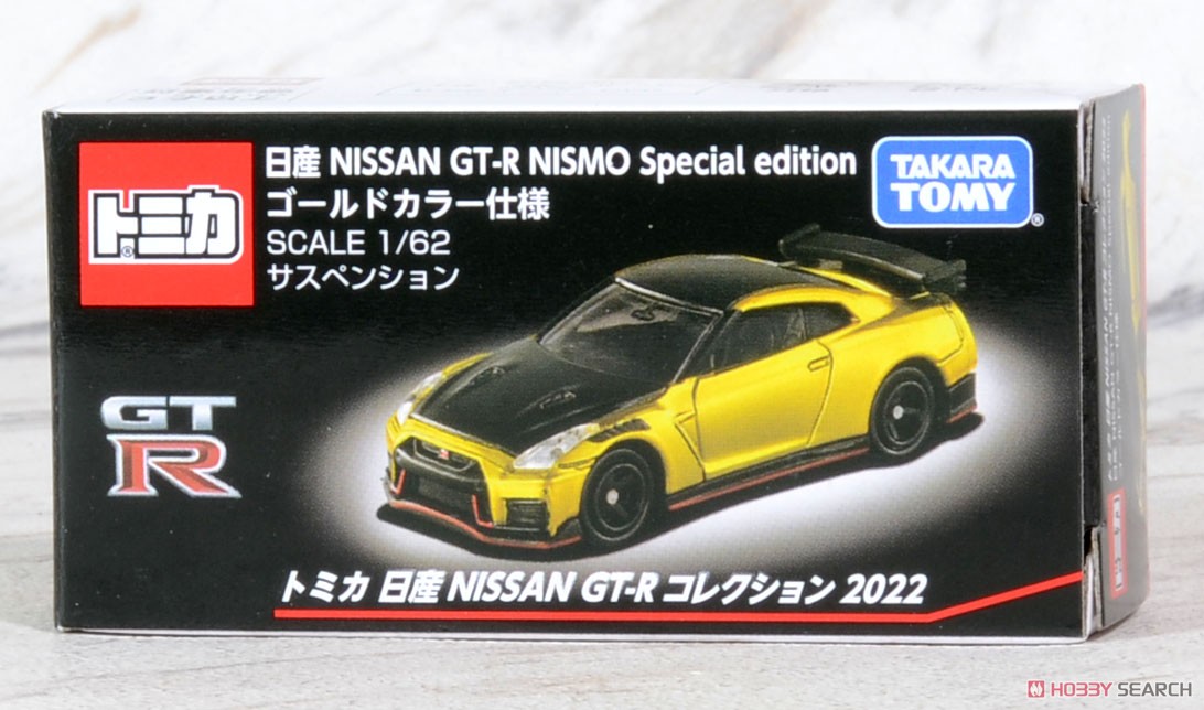 日産 NISSAN GT-R コレクション 2022 日産 NISSAN GT-R NISMO Special edition ゴールドカラー仕様 (トミカ) パッケージ1