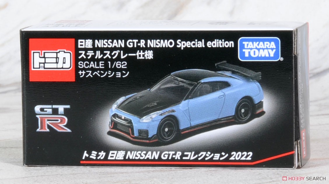 日産 NISSAN GT-R コレクション 2022 日産 NISSAN GT-R NISMO Special edition ステルスグレー仕様 (トミカ) パッケージ1