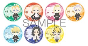 Tokyo Revengers x Pas Chara Trading Can Badge (Set of 7) (Anime Toy)