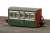 (OO-9) FR 4-Wheel Bug Coach, 1st Class (Green) (Model Train) Item picture1