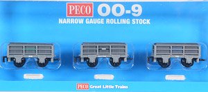 (OO-9) 2トン ストレートワゴン (3両セット) ★外国形モデル (鉄道模型)