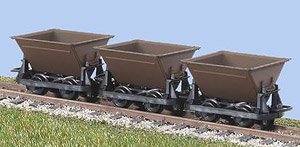 (OO-9) V-Skips Hudson Rugga, Brown (3-Car Set) (Model Train)