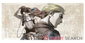 [Attack on Titan] Desk Mat Levi & Erwin (Anime Toy) Item picture1