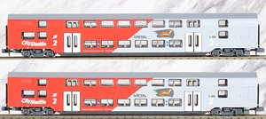 (N) オーストリア連邦鉄道 シティシャトル WIESEL 2両基本セット (2両セット) ★外国形モデル (鉄道模型)