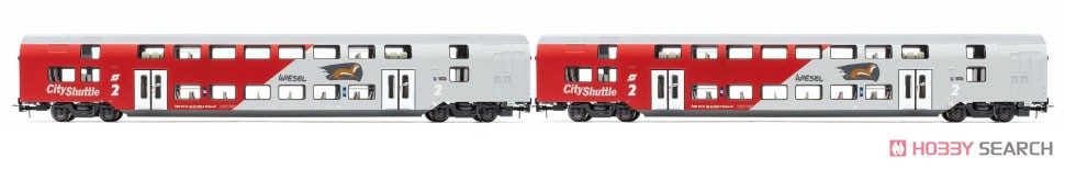 (N) オーストリア連邦鉄道 シティシャトル WIESEL 2両基本セット (2両セット) ★外国形モデル (鉄道模型) 商品画像1