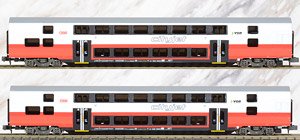 (N) オーストリア連邦鉄道 シティジェット 2両基本セット (2両セット) ★外国形モデル (鉄道模型)