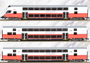 (N) OBB Cityjet Ep.VI Three Car Set (3-Car Set) (Model Train)