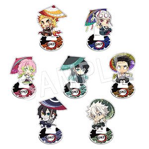 Demon Slayer: Kimetsu no Yaiba Petanko Trading Acrylic Stand Japanese Umbrella Vol.2 (Set of 7) (Anime Toy)