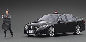 Toyota Crown (GRS214) Security Bureau of the Metropolitan Police SP w/SP Figure (Diecast Car)