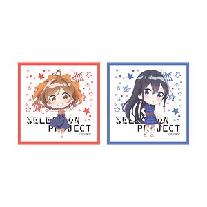 Selection Project Microfiber Coaster Set Suzune Miyama / Rena Hananoi (Anime Toy)