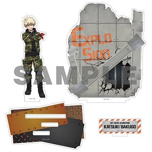My Hero Academia Acrylic Diorama Stand Katsuki Bakugo (Camouflage) (Anime Toy)