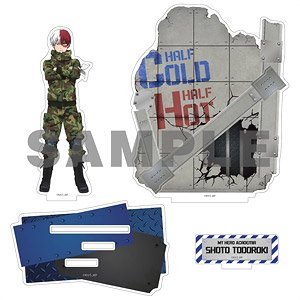 My Hero Academia Acrylic Diorama Stand Shoto Todoroki (Camouflage) (Anime Toy)