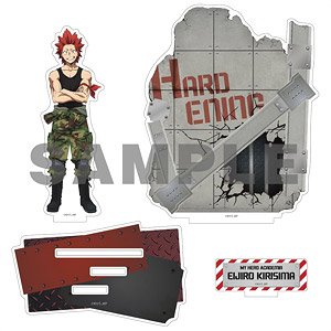 My Hero Academia Acrylic Diorama Stand Eijiro Kirishima (Camouflage) (Anime Toy)
