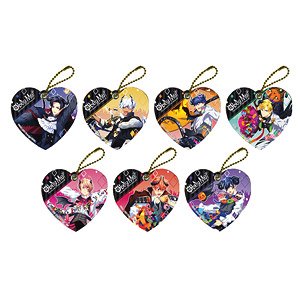 Chara Leather Charm [Obey Me!] 02 Halloween Ver. Box (Especially Illustrated) (Set of 7) (Anime Toy)