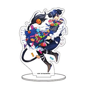 Chara Acrylic Figure [Obey Me!] 21 Belphegor Halloween Ver. (Especially Illustrated) (Anime Toy)
