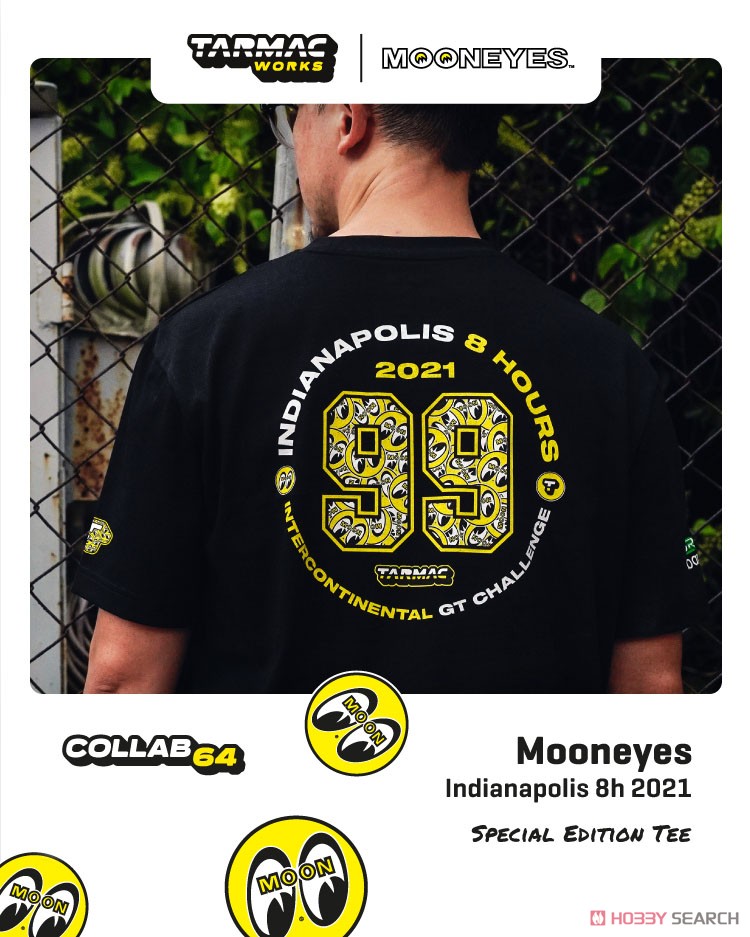 Tシャツ Mooneyes x Tarmac T-Shirt Indianapolis 8 Hours 2021 Size - M (ミニカー) その他の画像1