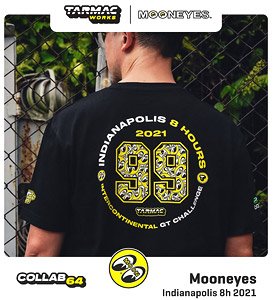 Mooneyes x Tarmac T-Shirt Indianapolis 8 Hours 2021 Size - XL (Diecast Car)
