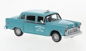 (HO) Checker Cab 1974 Detroit (Model Train)