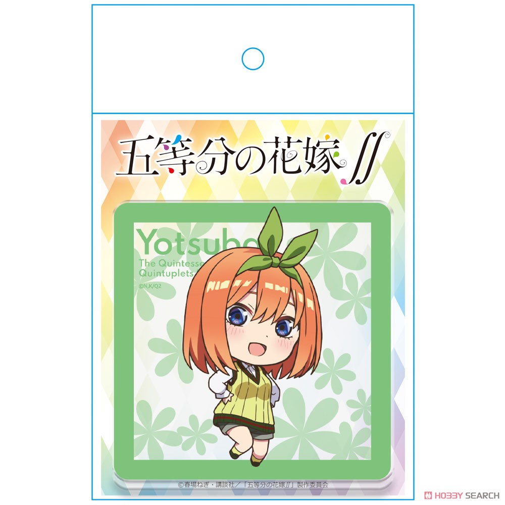 The Quintessential Quintuplets Season 2 Acrylic Coaster D [Yotsuba Nakano] (Anime Toy) Item picture3