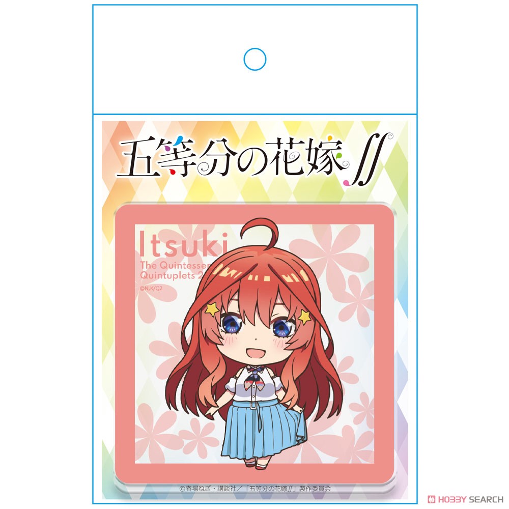 The Quintessential Quintuplets Season 2 Acrylic Coaster E [Itsuki Nakano] (Anime Toy) Item picture3