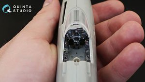 F-105D 3D-Printed & Coloured Interior on Decal Pape (for Hobby Boss) (Plastic model)