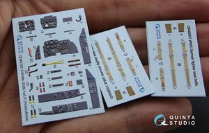 Me262B-1a/U1 3D-Printed & Coloured Interior on Decal Paper (for Hobby Boss) (Plastic model)