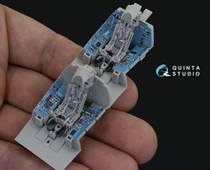 Su-30SM 3D-Printed & Coloured Interior on Decal Paper (for Kitty Hawk) (Plastic model)