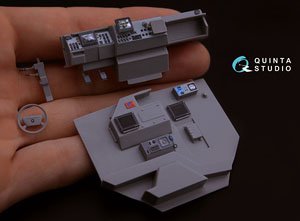 KamAZ-63968 Typhoon-K MRAP 3D-Printed & Coloured Interior on Decal Paper (for Takom) (Plastic model)