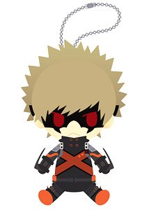 My Hero Academia: World Heroes` Mission Kimito Friends Mini Friends Plush Key Ring Bakugo (Anime Toy)