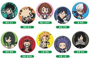 Embroidery Can Badge My Hero Academia (Set of 10) (Anime Toy)