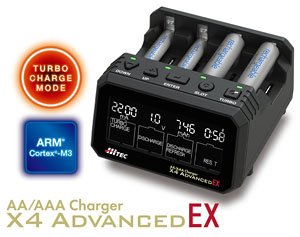 AA/AAA Charger X4 Advanced EX (Mini 4WD)