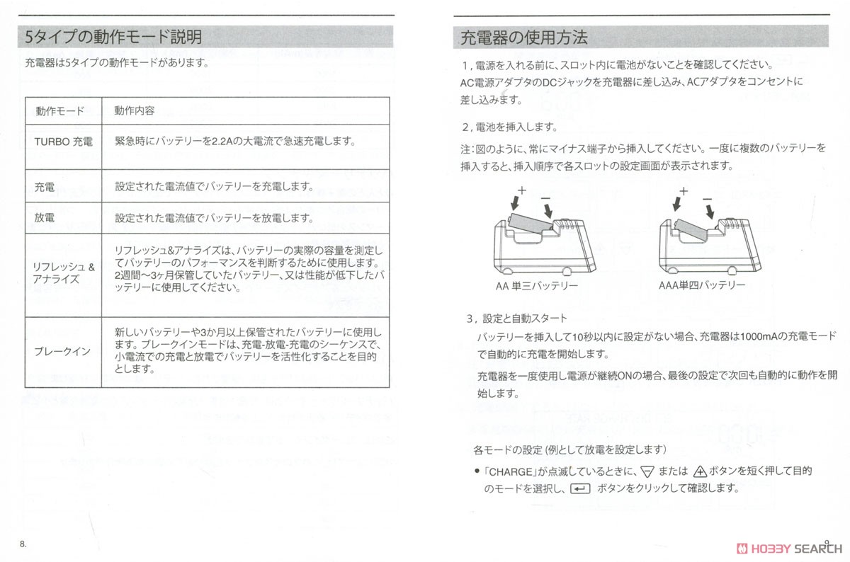 AA/AAA Charger X4 Advanced EX (Mini 4WD) Assembly guide4