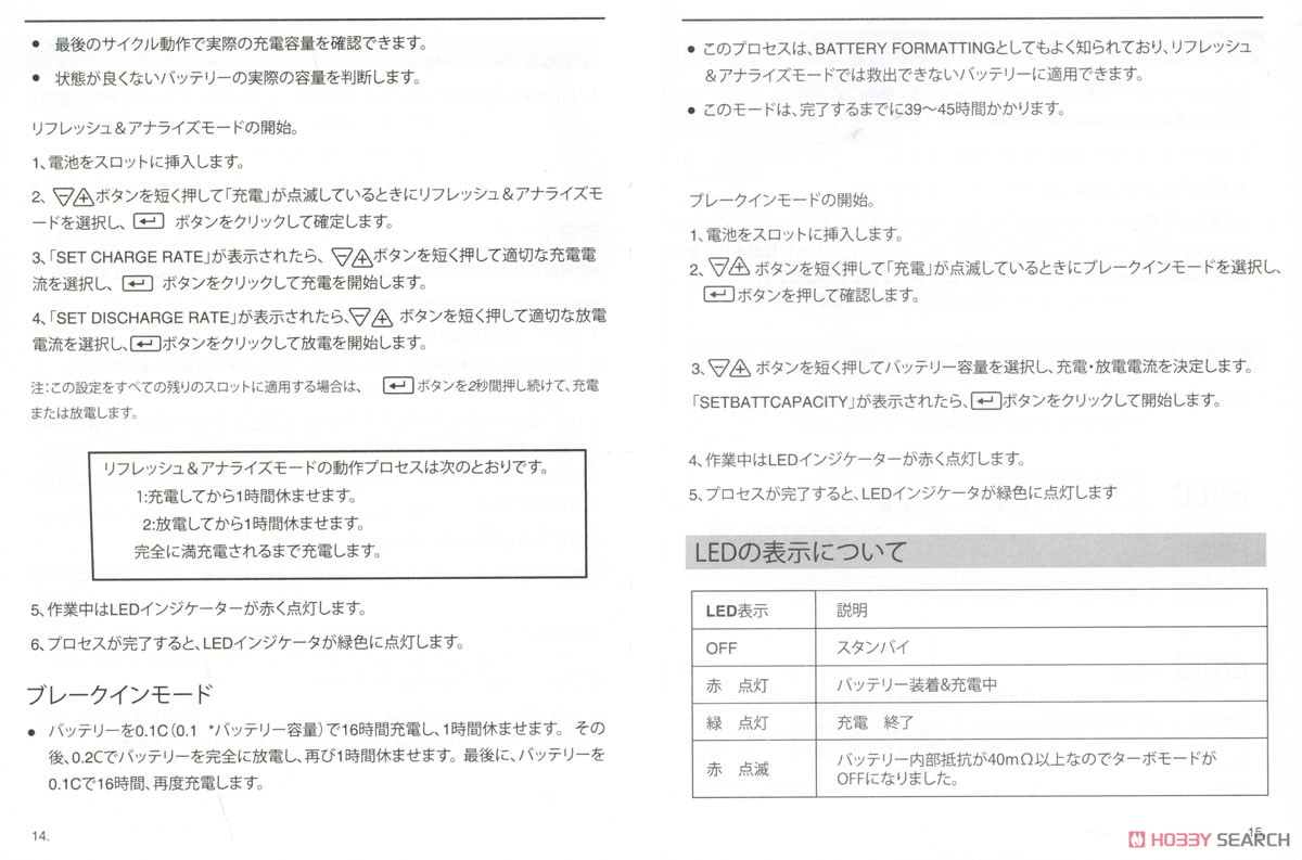 AA/AAA チャージャー X4 アドバンス EX (ミニ四駆) 設計図7