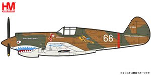 Curtiss Hawk 81A-2 White 68, Ft Ldr Charles Older, AVG 3rd PS,Burma May 1942 (Pre-built Aircraft)