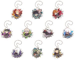 Buchimasu Jujutsu Kaisen Battle Acrylic Key Ring (Set of 10) (Anime Toy)