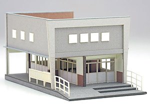 1/150 Scale Paper Model Kit Station Series 33 : Local Station Building / Ishikawa Station (Konan Railway Ishikawa Station) Type (Unassembled Kit) (Model Train)