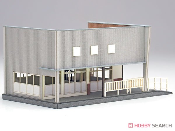 1/150 Scale Paper Model Kit Station Series 33 : Local Station Building / Ishikawa Station (Konan Railway Ishikawa Station) Type (Unassembled Kit) (Model Train) Item picture4