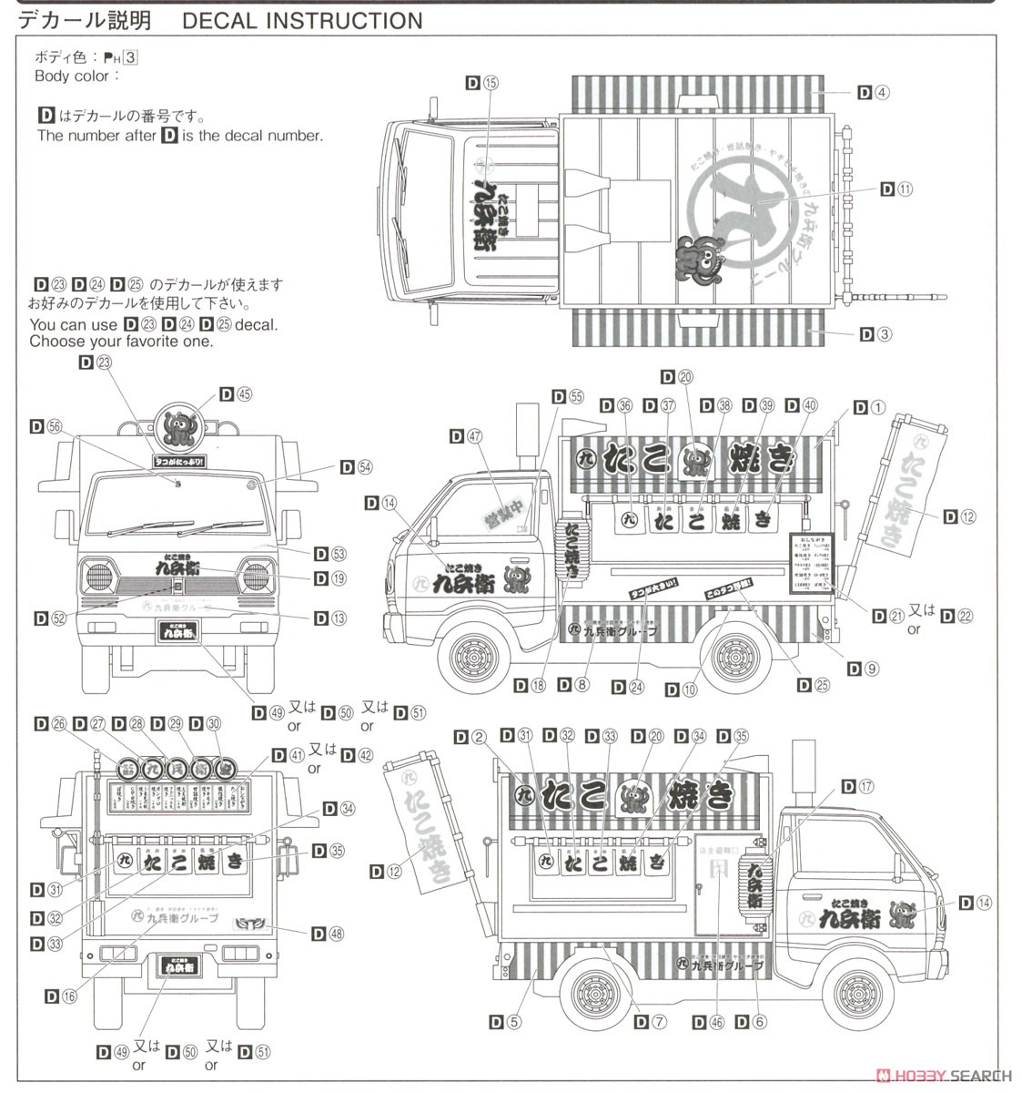 移動販売 1/24 たこやき (プラモデル) 塗装3