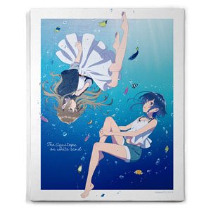 白い砂のアクアトープ 描き下ろし くくる＆風花 アクアリウムF3キャンバスアート (キャラクターグッズ)